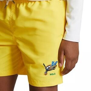 Polo Ralph Lauren Polo Bear Scuba Traveler Swim Trunks Board Shorts Boys 14/16